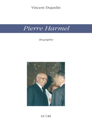 cover image of Pierre Harmel (poche)
